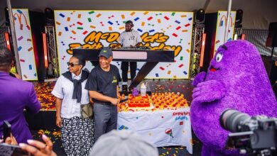 McDonald's South Africa birthday cake cutting