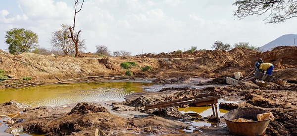 Illegal mining