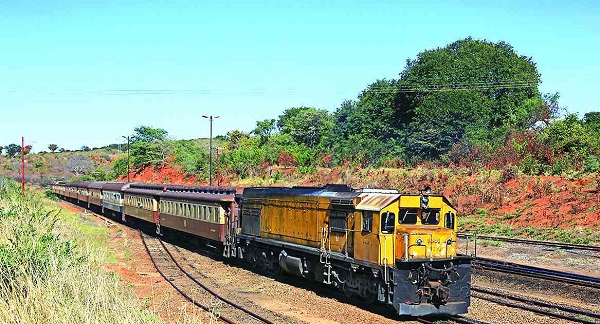 Passenger train for the National Railways of Zimbabwe