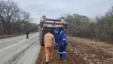 Victoria Falls rehabilitation road works