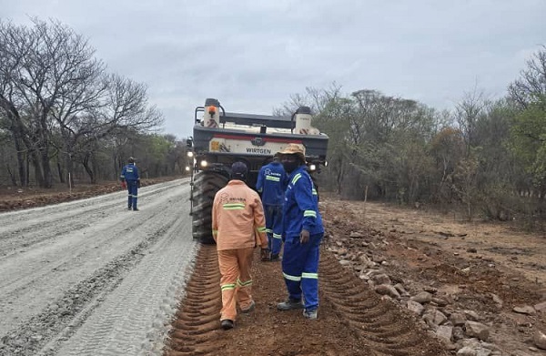 Victoria Falls rehabilitation road works