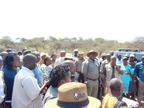 ZANU-PF leadership in Maphisa, Matabeleland south