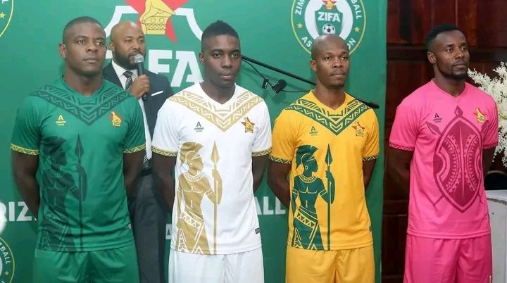 New Zimbabwe Warriors soccer uniforms for Afcon