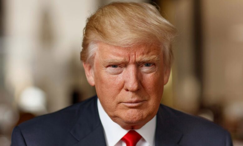 US President Donald Trump addresses the World Economic Forum (WEF) in Davos, Switzerland