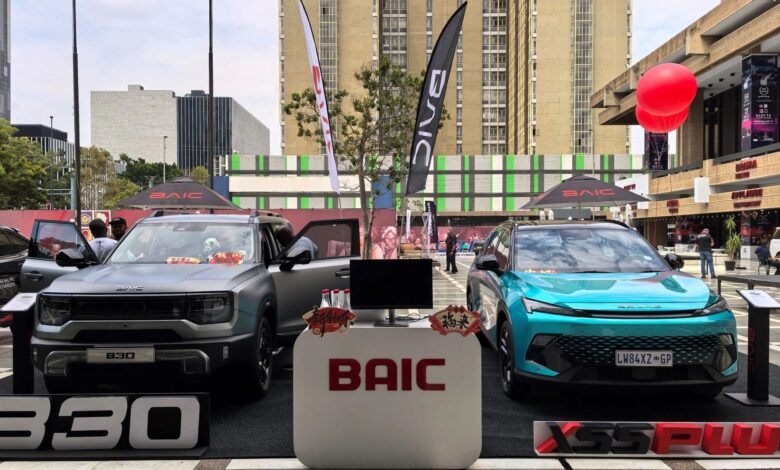 China's BAIC showcases SUVs in South Africa