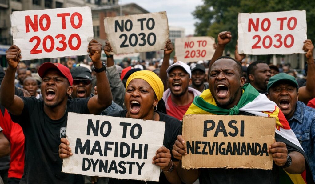 No to 2030, Zimbabweans tell President Emmerson Mnangagwa