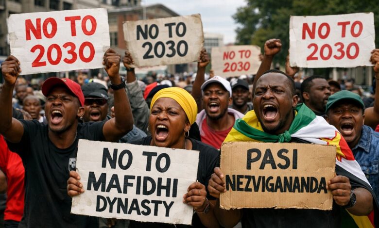 No to 2030, Zimbabweans tell President Emmerson Mnangagwa