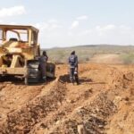 Gwanda - Maphisa tarred road construction. Photo, ZBC